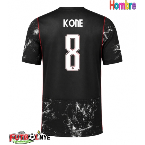 Camiseta Canadá Ismael Kone #8 Visitante Equipación Mundial 2026 manga corta